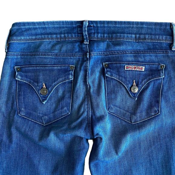 Hudson Collin Skinny Ankle Jeans Women's 27 Blue Flap Pocket Stretch Low Rise - Picture 8 of 11